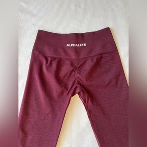 Aphalete Maroon Leggings